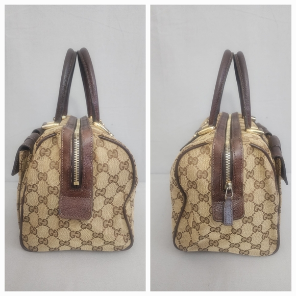 ✨️GUCCI GG Canvas Abbey D-Ring Bowling Bag - Picture 7 of 16